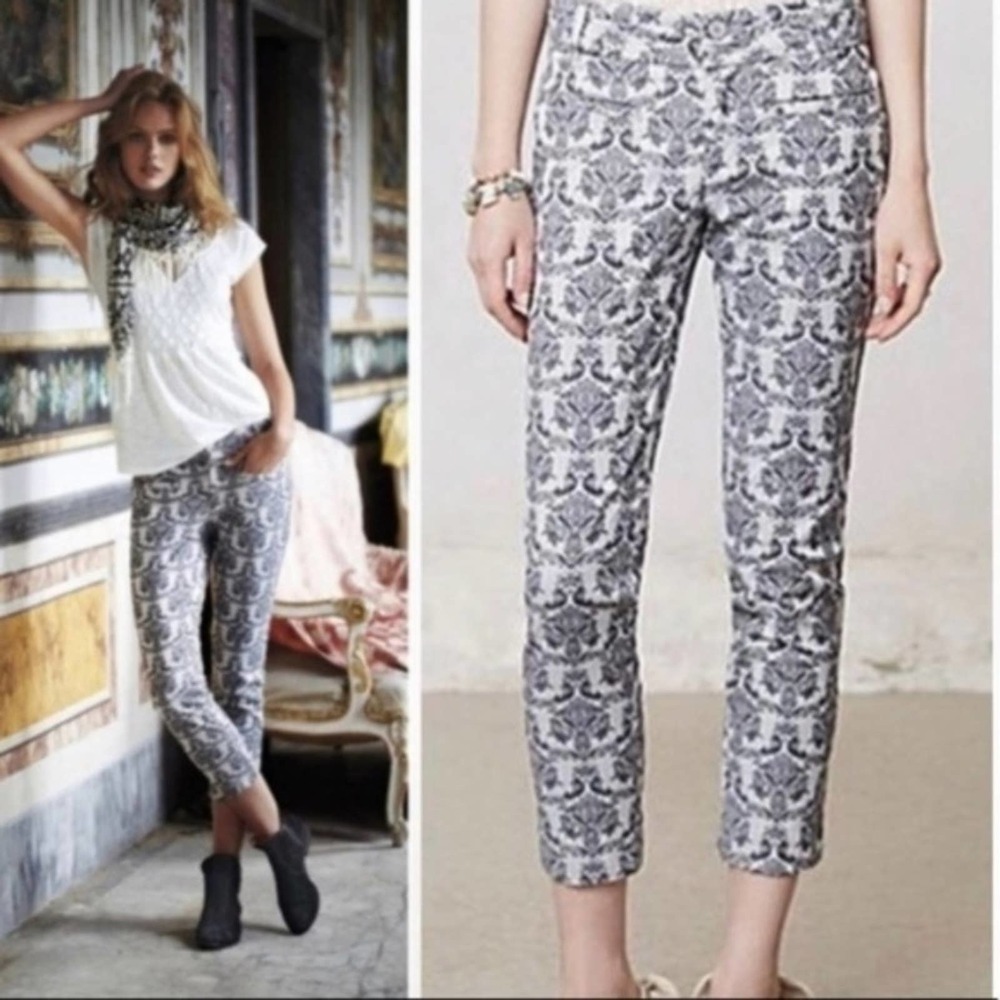 Cartonnier Brocade Charlie Ankle Pants sz L